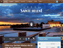 Tablet Screenshot of lodge-saintehelene.com